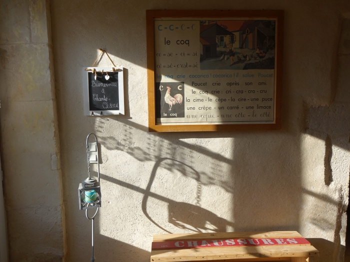 Vue du rez de chausée du gîte de la tourterelle